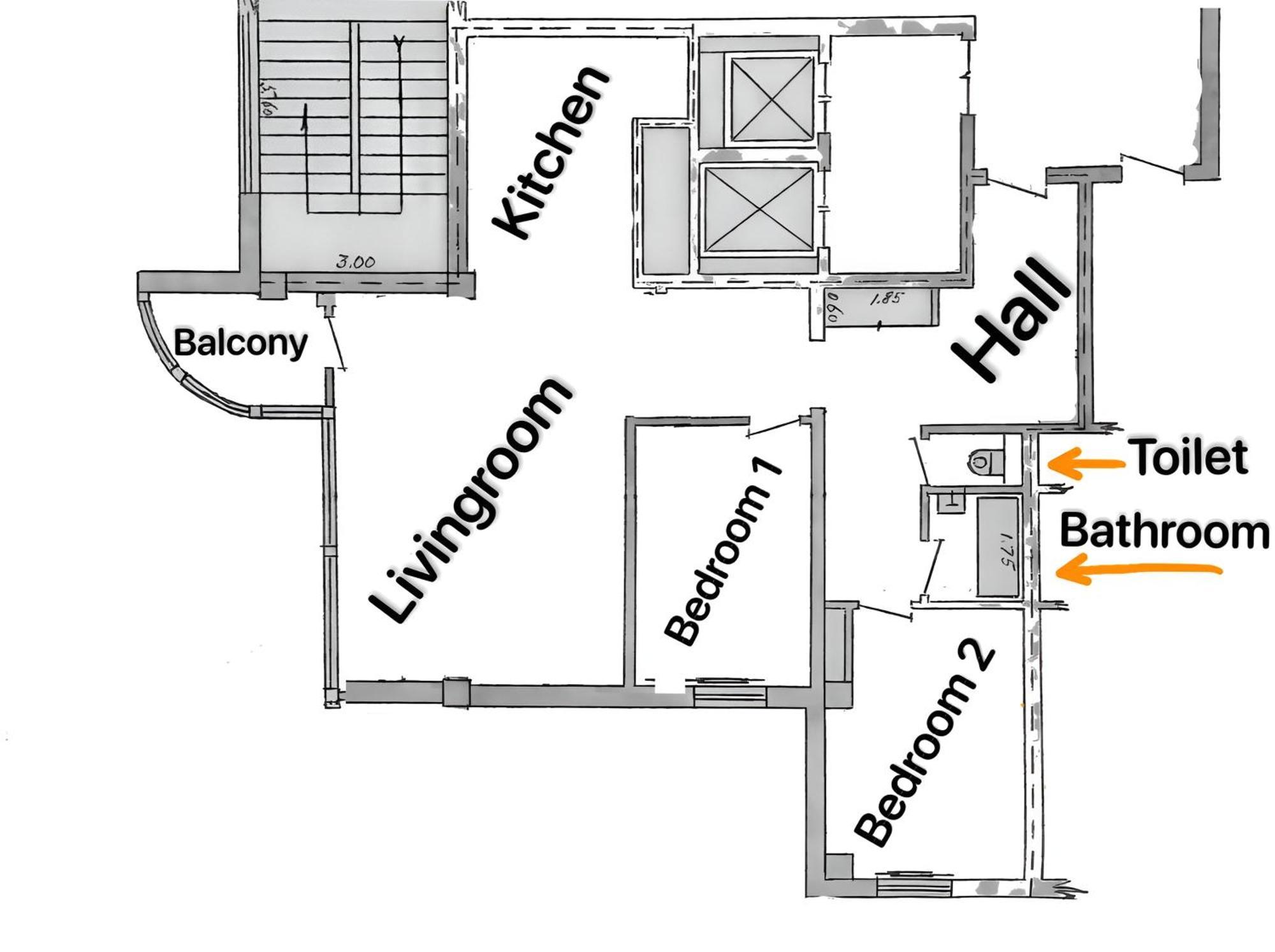 Downtown Big Apartment Ташкент Екстериор снимка